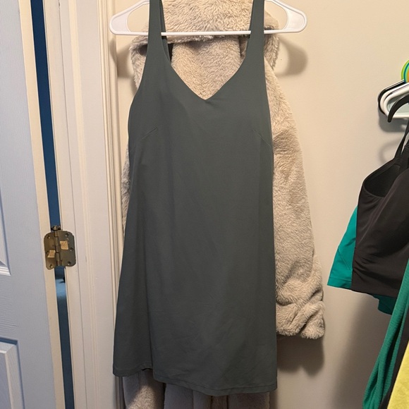 Lululemon olive green align dress - Picture 1 of 3
